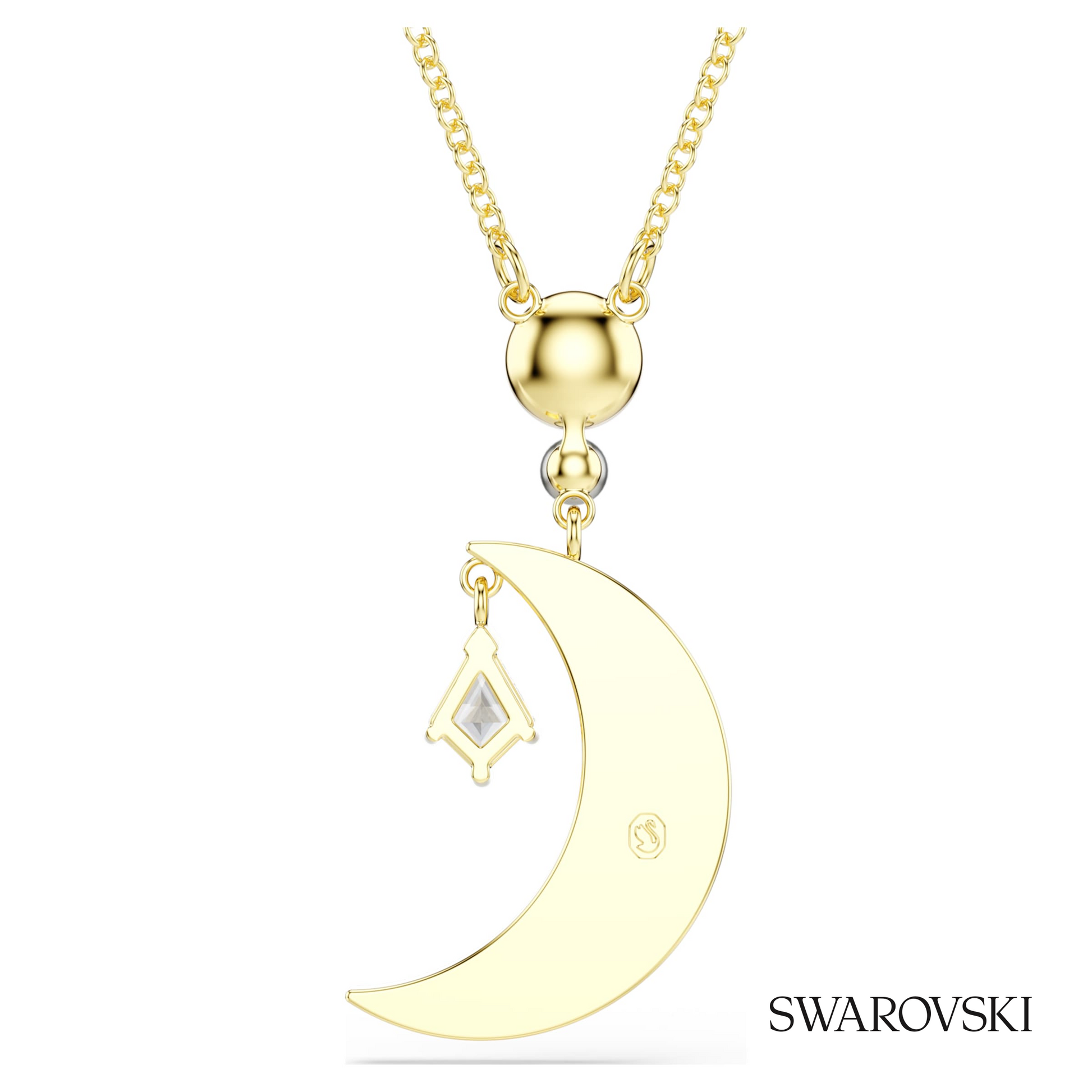 Swarovski Symbolica pendant, Round cut, Moon, White, 18K – item 5754382 image 5