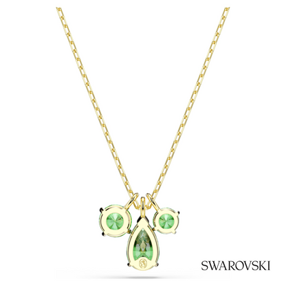 Swarovski Mesmera pendant, Mixed cuts, Green, 18K gold – item 5754392 image 5