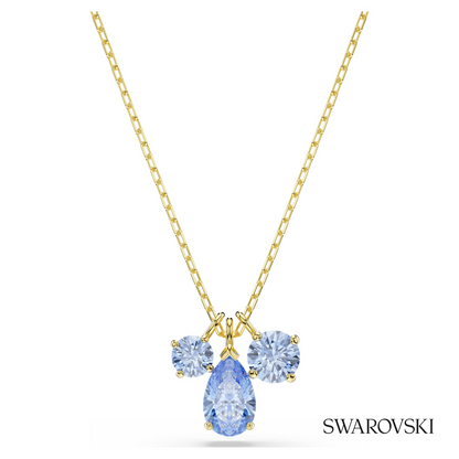 Swarovski Mesmera set, (2), Mixed cuts, Blue, 18K gold – item 5754650 image 4