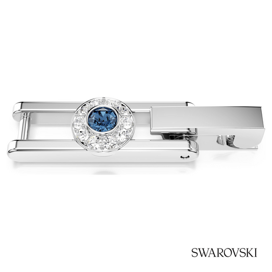 Una Angelic extender, Round cut, Blue, Rhodium plated – item 5754671