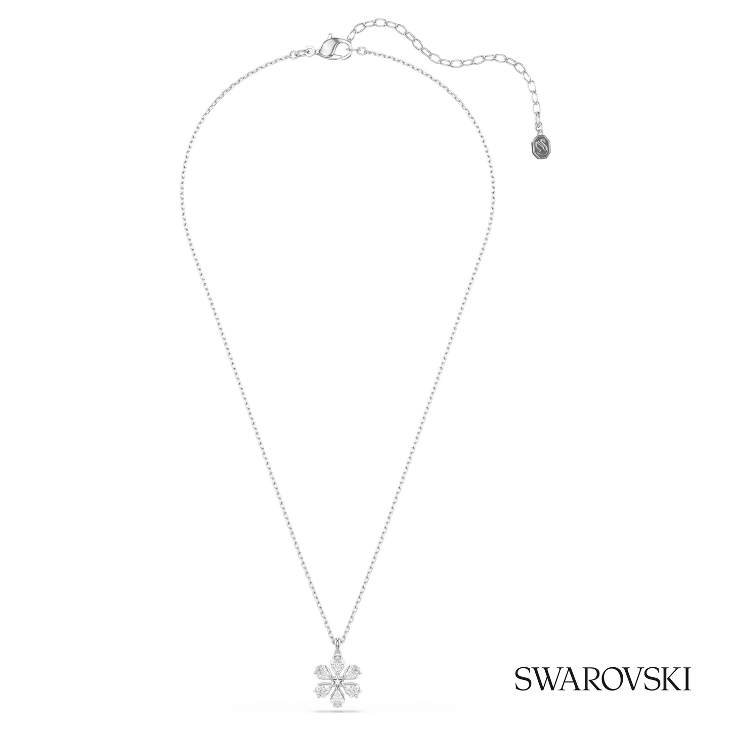 Swarovski Idyllia pendant, Mixed cuts, Snowflake, White – item 5754686 image 2