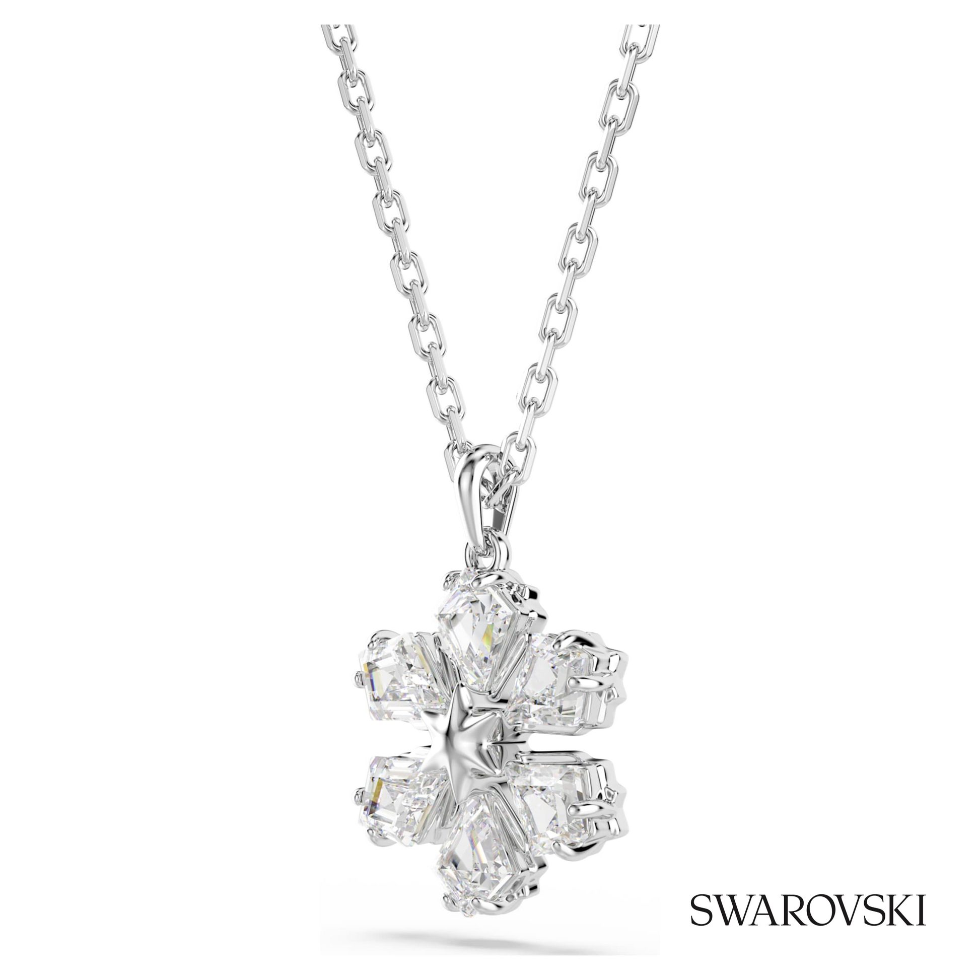 Swarovski Idyllia pendant, Mixed cuts, Snowflake, White – item 5754686 image 3