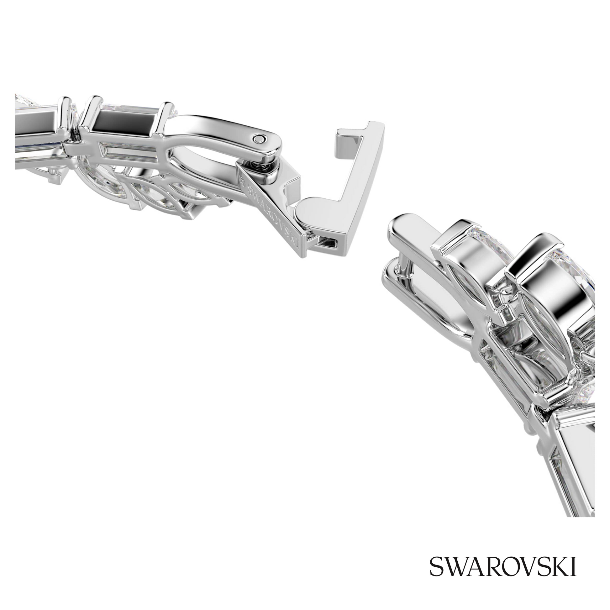 Swarovski Mesmera bracelet, Mixed cuts, White, Rhodium – item 5754818 image 3