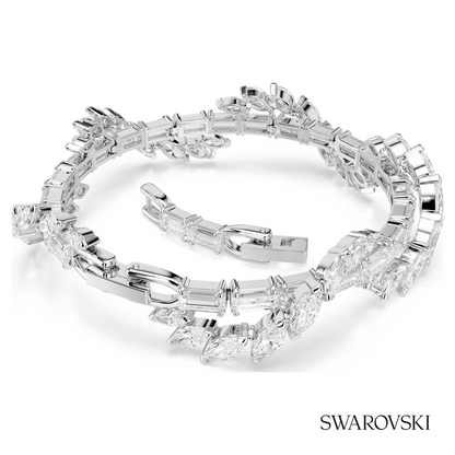 Swarovski Mesmera bracelet, Mixed cuts, White, Rhodium – item 5754818 image 4