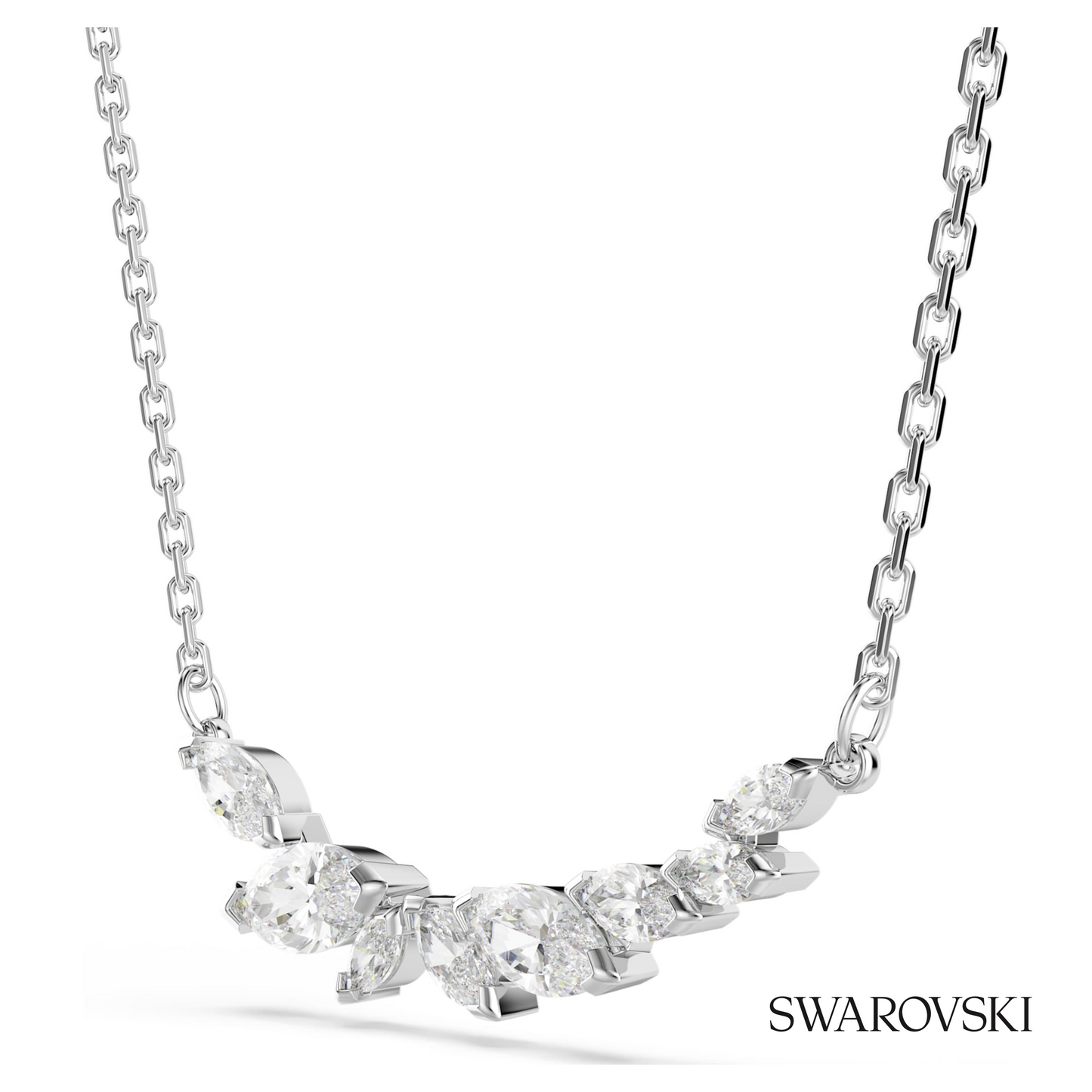 Swarovski Mesmera necklace, Marquise cut, White, Rhodium – item 5759838 image 3