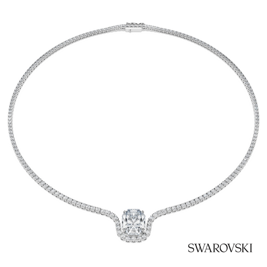 Octagon necklace, Lab-grown diamonds 12.86 ct tw, Octagon shape, 18K white gold – item 5760369