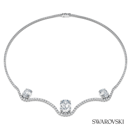 Octagon necklace, Lab-grown diamonds 19.90 ct tw, Octagon shape, 18K white gold – item 5760373