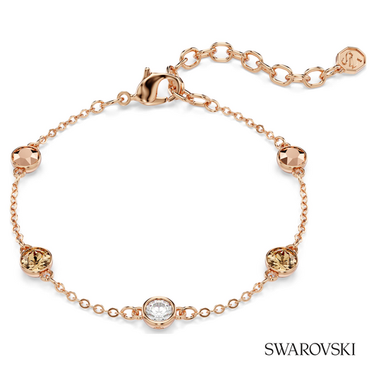 Imber bracelet, Round cut, Multicolored, 18K rose gold finish – item 5762242