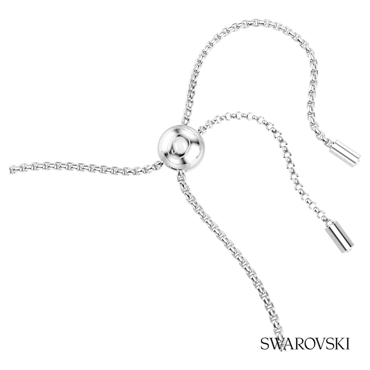 Swarovski Matrix bracelet, Round cut, Pink, Rhodium plated – item 5763042 image 3