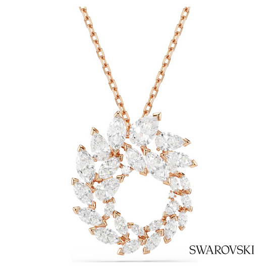 Mesmera pendant, Marquise cut, White, 18K rose gold finish – item 5764188