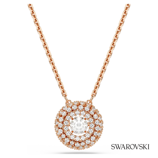 Sublima pendant, Round cut, White, 18K rose gold finish – item 5764190
