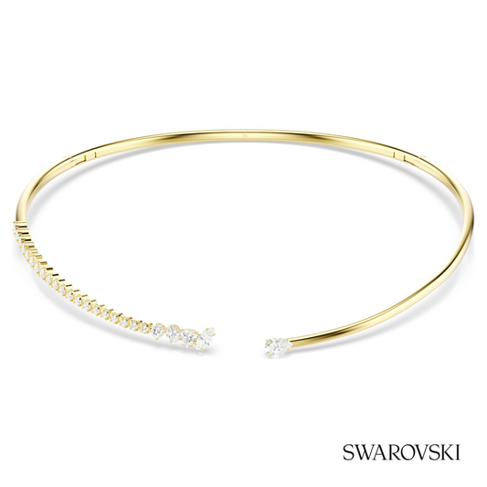 Mesmera choker, Mixed cuts, White, 18K gold finish – item 5765175