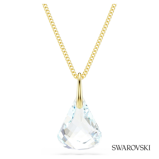 Lunar pendant, Oval cut, White, 18K gold finish – item 5766797