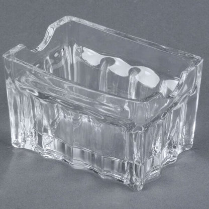 Tablecraft H121 3 1/4" Fluted Glass Sugar Caddy – item 808H121