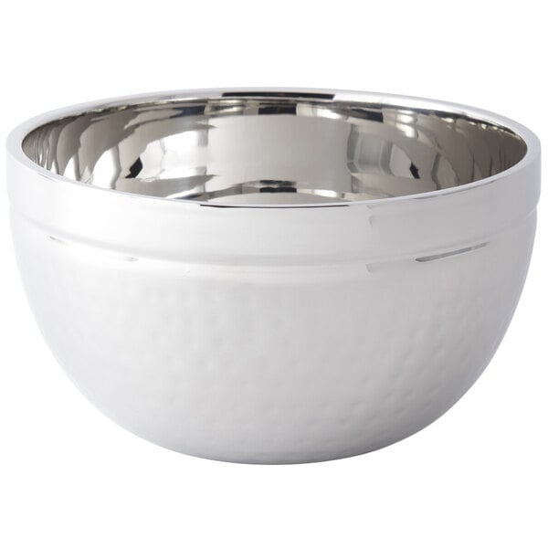 Bon Chef 61245 5 Qt. Hammered Double Wall Serving Bowl – item 20161245