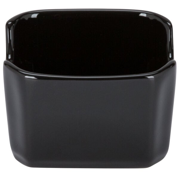Tuxton 3 1/2" China Sugar Packet Holder / Caddy – item 303SPH3BK