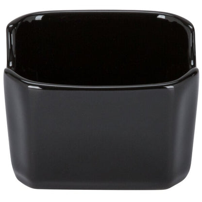 Tuxton 3 1/2" China Sugar Packet Holder / Caddy – item 303SPH3BK