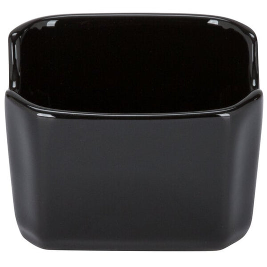 Tuxton 3 1/2" China Sugar Packet Holder / Caddy – item 303SPH3BK