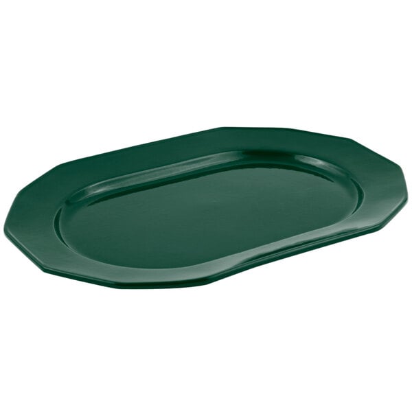Bon Chef 9101 20" x 14" Hunter Green Sandstone Serving Tray – item 2019101HN
