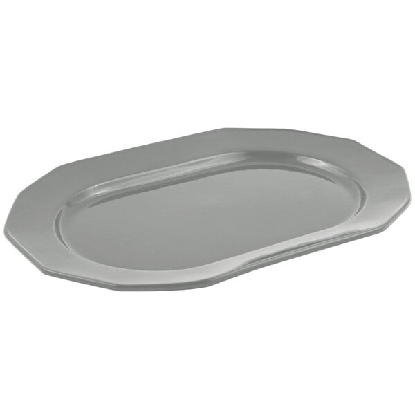 Bon Chef 9101 20" x 14" Platinum Gray Serving Tray – item 2019101PT