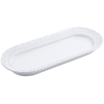 Bon Chef 2310 8" x 18" Sandstone Serving Platter – item 2012310WH