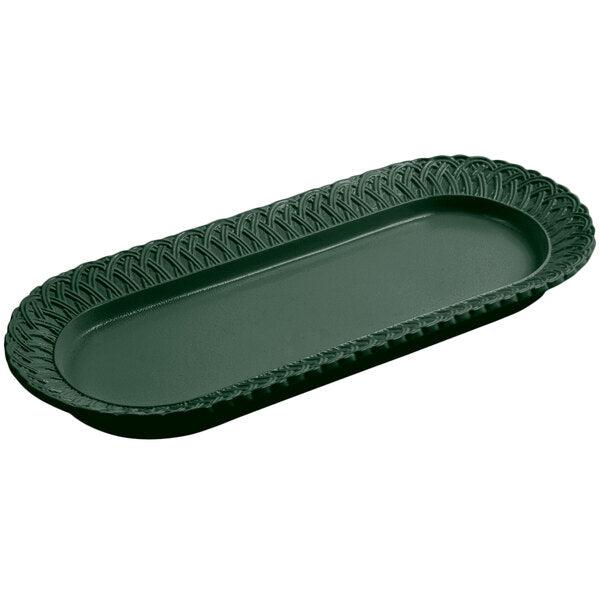 Bon Chef 2310 8" x 18" Hunter Green Serving Platter – item 2012310HN
