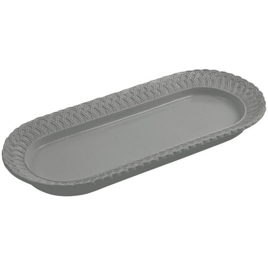 Bon Chef 2310 8" x 18" Platinum Gray Serving Platter – item 2012310PT
