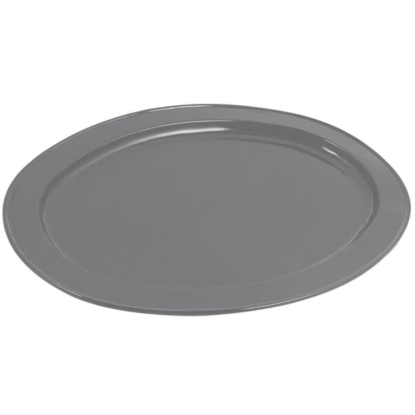 Bon Chef 2045 20" x 14" Smoke Gray Serving Platter – item 2012045SG