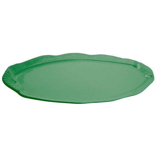 Bon Chef 2065 28" x 12" Calypso Green Serving Platter – item 2012065GN
