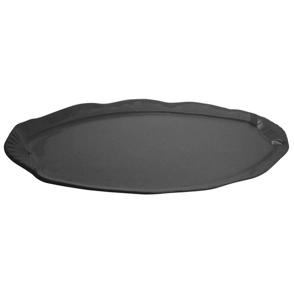 Bon Chef 2065 28" x 12" Black Speckled Serving Platter – item 2012065BS
