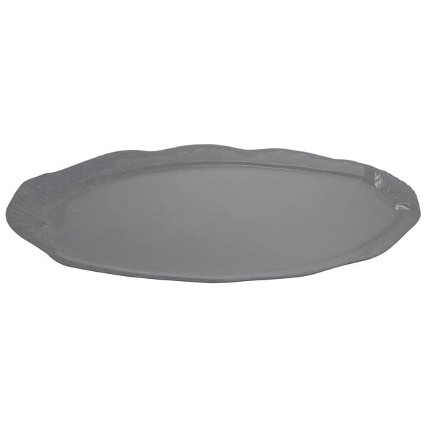 Bon Chef 2065 28" x 12" Smoke Gray Serving Platter – item 2012065SG