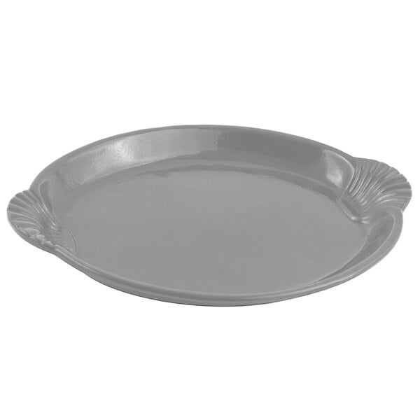 Bon Chef 2073 20" x 14" Platinum Gray Serving Platter – item 2012073PT