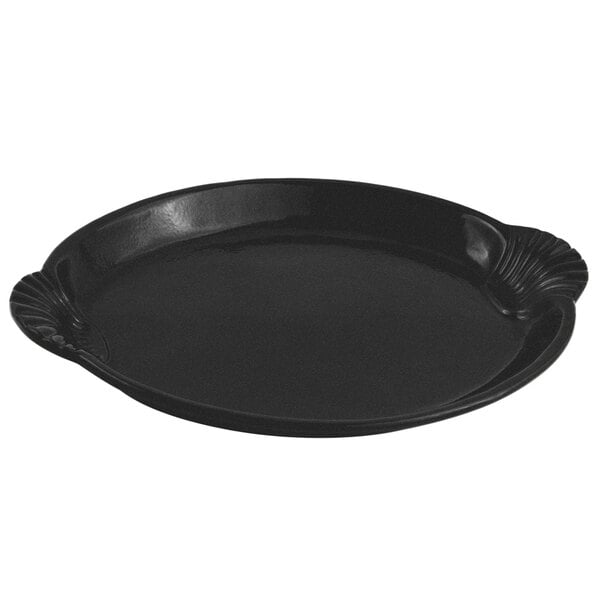Bon Chef 2073 20" x 14" Black Speckled Serving Platter – item 2012073BS