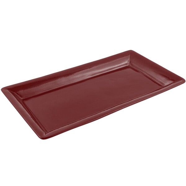Bon Chef 5056 21" x 13" Terra Cotta Sandstone Display Tray – item 2015056TC