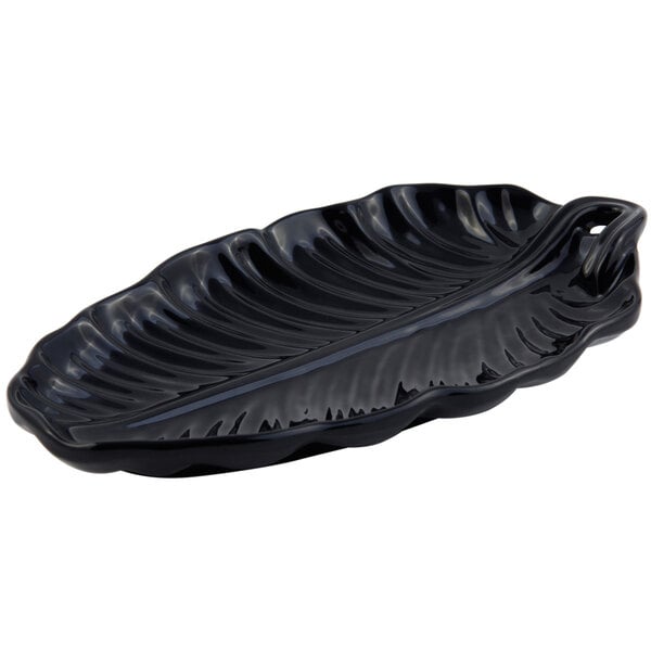 Bon Chef 9802 19 1/2" x 11" Sandstone Serving Platter – item 2019802BK