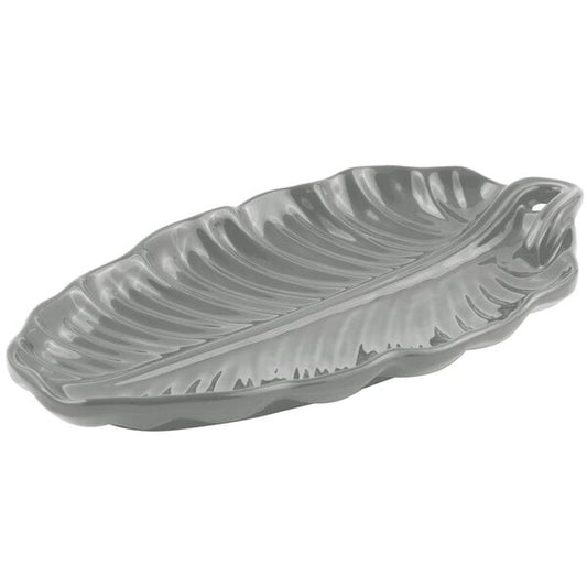 Bon Chef 9802 19 1/2" x 11" Platinum Gray Serving Platter – item 2019802PT