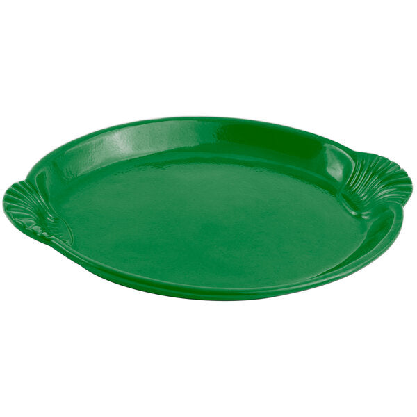 Bon Chef 2072 12" x 17" Calypso Green Serving Platter – item 2012072GN