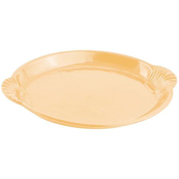 Bon Chef 2072 12" x 17" Ginger Sandstone Serving Platter – item 2012072GG