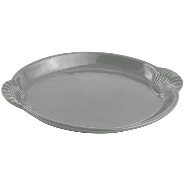 Bon Chef 2072 12" x 17" Platinum Gray Serving Platter – item 2012072PT