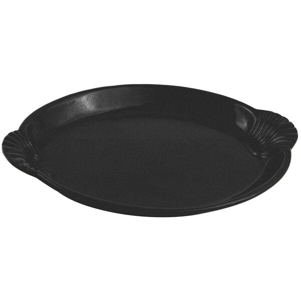 Bon Chef 2072 12" x 17" Black Speckled Serving Platter – item 2012072BS