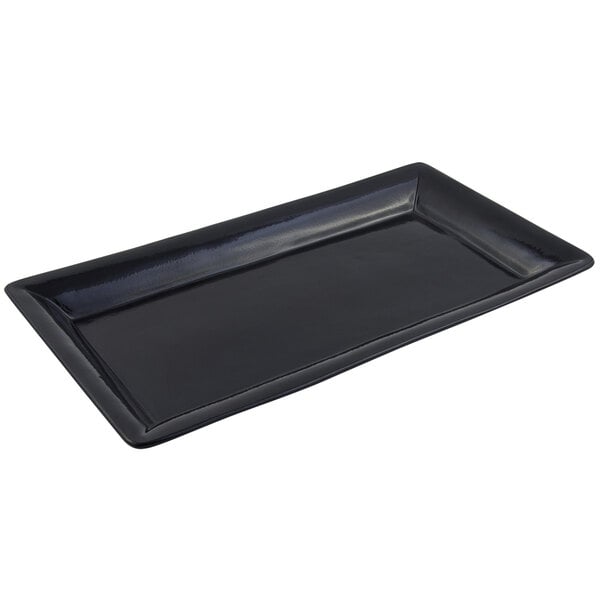 Bon Chef 5057 19" x 10" Sandstone Finish Display Tray – item 2015057BK