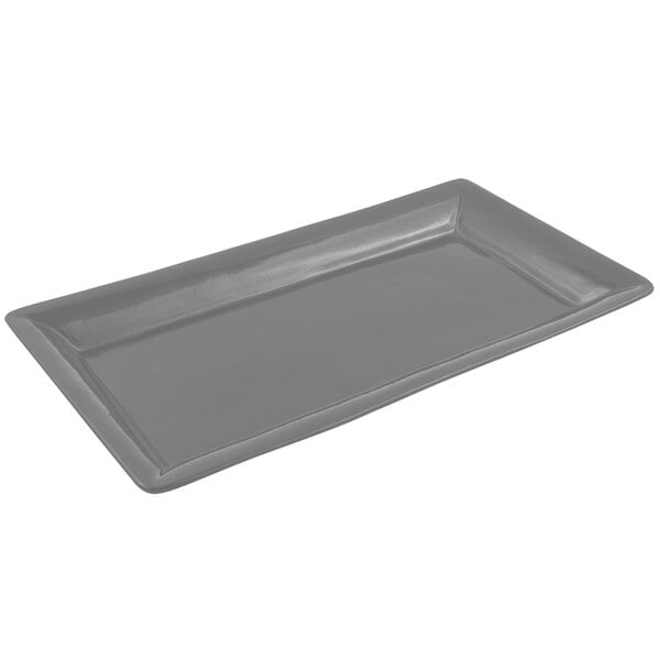 Bon Chef 5057 19" x 10" Platinum Gray Display Tray – item 2015057PT