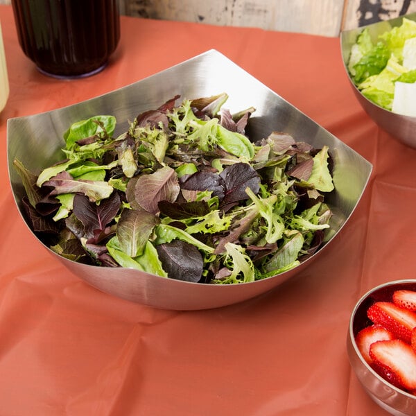 American Metalcraft 126 oz. Satin Stainless Serving Bowl – item 124SB7