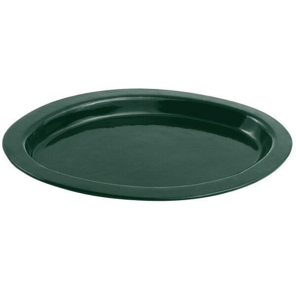 Bon Chef 5110 11" x 17" Hunter Green Sandstone Serving Tray – item 2015110HN