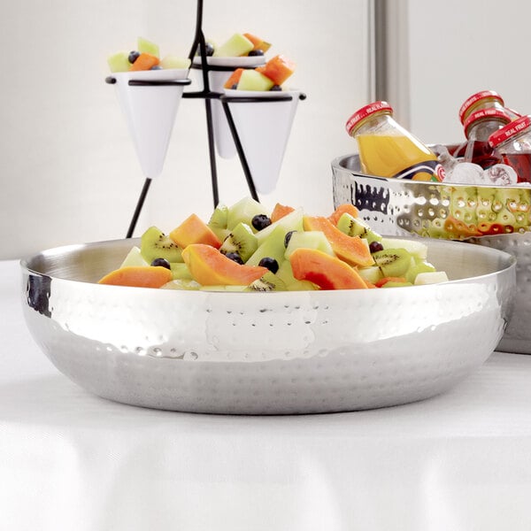 American Metalcraft 14" Double Wall Stainless Serving Bowl – item 124HMDWB14