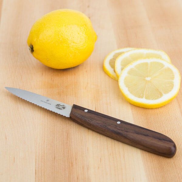 Victorinox 5.3030-X1 3 Paring Knife w/ Small Wood Handle – item 35347000 image 2
