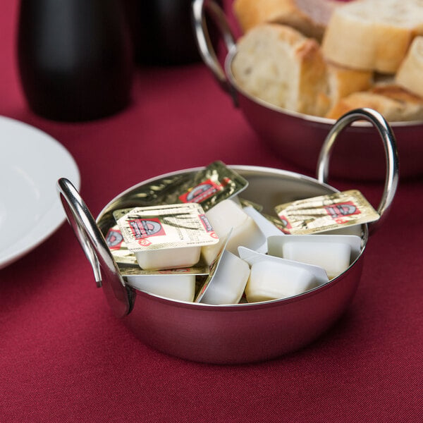 American Metalcraft 10 oz. Balti Dish - 4 1/4" Serving Bowl – item 124BD35