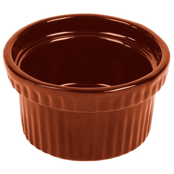 Tablecraft CW1610CP 10.5 oz. Copper Serving Bowl w/ Ridges – item 8081610DCP image 2