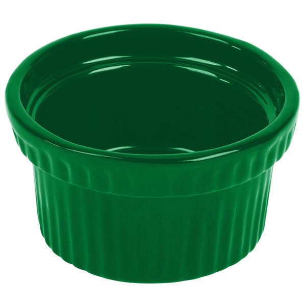 Tablecraft CW1610GN 10.5 oz. Green Serving Bowl w/ Ridges – item 8081610DGN image 2