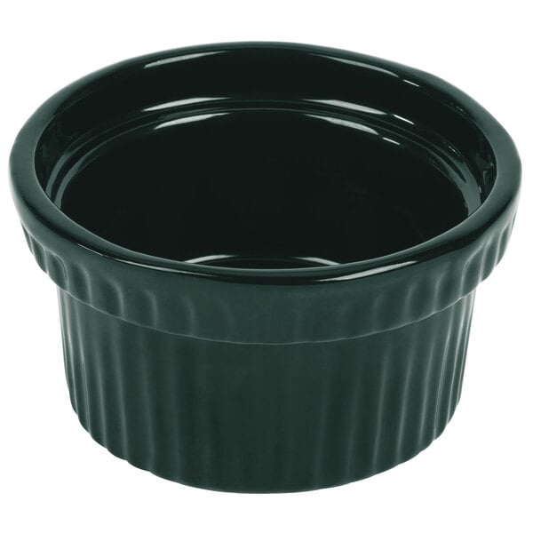 Tablecraft CW1610HGN 10.5 oz. Hunter Serving Bowl w/ Ridges – item 8081610DHGN image 2